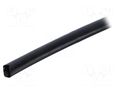 Heat shrink sleeve; glueless; 2: 1; 9.5mm; black; polyolefine; reel RADPOL RCH1-9.5/4.8X100-C