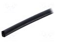 Heat shrink sleeve; glueless; 2: 1; 9.5mm; black; polyolefine; reel RADPOL RCH1-9.5/4.8X100-C