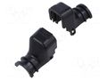 Cable hood and fastener; PIN: 35; IP69; straight; black; AMPSEAL TE Connectivity 2389807-1