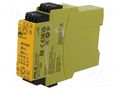Automation module: safety relay; Usup: 24VDC; IN: 1; OUT: 4; IP40 PILZ PZ-777100