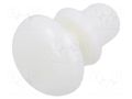 Rivet; polyamide; L.rivet: 3.5mm; Panel cutout diam: 3.1mm; white DREMEC DR8G4013.0X2.0W