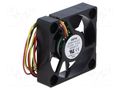 Fan: DC; axial; 24VDC; 40x40x10mm; 11.3m3/h; 27dBA; ball; 5800rpm SEPA Europe GMBH MFB40H24A-001
