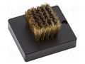 Tip cleaner; for stand; Bristle material: brass wire; MicroFine METCAL AC-BBP