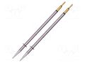 Tip; chisel; 0.6x9mm; 357°C; for hot tweezers; 2pcs; MicroFine METCAL MFT-6CH9006