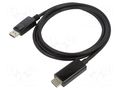 Cable; DisplayPort plug,HDMI plug; DisplayPort 1.1; 1.8m; black LANBERG CA-DPHD11CC-0018BK