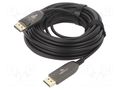 Cable; DisplayPort socket,both sides; DisplayPort 1.4; 8K; 10m GEMBIRD CC-DP8K-AOC-10M