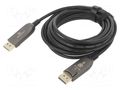 Cable; DisplayPort socket,both sides; DisplayPort 1.4; 8K; 5m GEMBIRD CC-DP8K-AOC-5M
