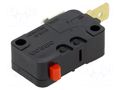 Microswitch SNAP ACTION; 16A/250VAC; without lever; SPST-NO OMRON Electronic Components D3V-16-3C5-H