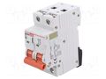 Circuit breaker; 230/400VAC; Inom: 4A; Poles: 2; Charact: C; 6kA LS ELECTRIC BKJ63ND-2P-C4
