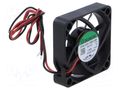 Fan: DC; axial; 12VDC; 45x45x10mm; 15.8m3/h; 33dBA; slide; 3.05mmH2O SUNON EF45101S1-A99-A