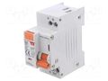 RCBO breaker; Inom: 6A; Ires: 30mA; Poles: 1+N; 230/400VAC; IP20 LS ELECTRIC RKP1P-N-B6A30MA