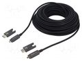 Cable; HDMI plug,micro HDMI plug,both sides; PA; 30m; black GEMBIRD CCAP-HDMIDD-AOC-30