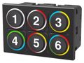 Keypad: plastic; LED; 6N; -40÷85°C; Body dim: 86.7x57.8x37.5mm; 09 EAO K09-01.000005