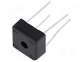 Bridge rectifier: single-phase; Urmax: 1kV; If: 3A; Ifsm: 50A; BR-3 DC COMPONENTS BR310-DC