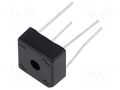 Bridge rectifier: single-phase; Urmax: 1kV; Ufmax: 1.1V; If: 3A DC COMPONENTS BR310-DC
