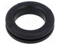 Grommet; Ømount.hole: 26mm; Øhole: 20mm; black; 0÷80°C; PVC ESSENTRA ESS-10118184