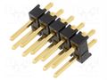 Connector: pin strips; pin header; male; PIN: 10; straight; THT SAMTEC TSW-105-07-G-D