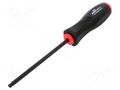 Screwdriver: standard; hex key,spherical; HEX 6mm BONDHUS BONDHUS-10668