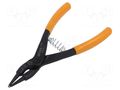 Pliers; for circlip; external; 3÷10mm; Pliers len: 140mm; straight BETA BE1036/140X0.9