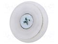 Guide roller; technopolymer POM; Ømax: 26mm; Ext.thread: M6 ELESA+GANTER GN753-26-M6-KV-2