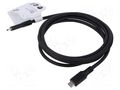 Cable; Thunderbolt 3,Thunderbolt 4,USB 3.2; 2m; black; 4K; PVC GOOBAY GOOBAY-74207