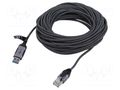 Cable; slim,USB 3.0; RJ45 plug,USB A plug; nickel plated; 15m GOOBAY GOOBAY-74400