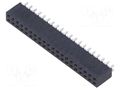 Connector: pin strips; socket; female; PIN: 40; straight; THT; 2x20 SAMTEC SSQ-120-01-F-D