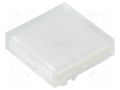 Actuator lens; 22mm; 61; transparent; plastic; Dim: 20x20mm EAO 61-9351.7