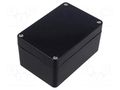Enclosure: multipurpose; X: 75mm; Y: 110mm; Z: 55mm; polyester; black RAYCHEM RPG EX-GRJ02BK