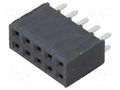 Connector: pin strips; socket; female; PIN: 10; straight; THT; 2x5 SAMTEC SSW-105-01-F-D