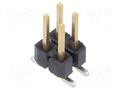 Connector: pin strips; pin header; male; PIN: 4; vertical; SMT; 2x2 SAMTEC TSM-102-01-S-DV-P