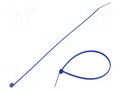 Cable tie; with metal; detectable by a metal detector; L: 100mm TIE10 TT2.5X100/BL