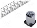 Capacitor: electrolytic; SMD; 330uF; 16VDC; 8x10.5mm; ±20%; 2000h YAGEO CA016M0330REF-0810