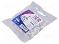 Holder; natural; on round cable; 100pcs; with a nail; 5mm TIE10 TTCC-R5