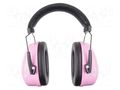 Ear defenders; for childrens; Attenuation level: 27dB; pink WOLFCRAFT WF4961000