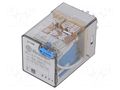 Relay: electromagnetic; 3PDT; 24VDC; Icontacts max: 10A; plug-in FINDER 60.13.9.024.2070
