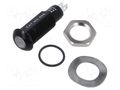 Indicator: LED; flat; blue; 8÷48VDC; 8÷48VAC; Ø9.6mm; IP67 MARL 690-930-66