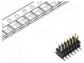 Connector: pin strips; socket; male; PIN: 14; vertical; SMT; 1.27mm SAMTEC FTSH-107-01-F-DV-P