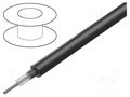 Wire: coaxial; RG58; 1x20AWG; stranded; Cu; PVC; black; 30m; CPR: Eca BELDEN 8259.010100