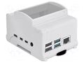 Enclosure: for computer; grey; 69mm; for DIN rail mounting ELBAG MR4/HD/GR-P4