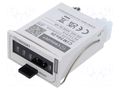 Counter: electromechanical; mechanical indicator; pulses; 999999 CROUZET CROUZET-99774618