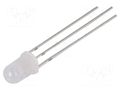 LED; red/yellow; 5mm; 60°; Front: convex; 1.9÷2.4VDC; No.of term: 3 OPTOSUPPLY OSRYPA5B62A-1MA