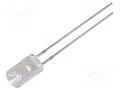 LED; white cold; 5mm; 750÷1120mcd; 120°; Front: recessed; 5VDC OPTOSUPPLY OSW5DK5MC1B-5V