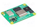 SOM; RPI CM5 CM5004000 4GB RAM,integrated compute module; 5VDC RASPBERRY PI SC1562