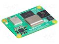 SOM; RPI CM5 CM5004000 4GB RAM,integrated compute module; 5VDC RASPBERRY PI SC1562