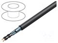 Wire; BiT 1000 2(ST) H; 8x2x0.5mm2; LSZH; black; 600V,1kV BITNER BITNER-H62016