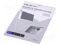GDPR privacy filter; natural (transparent); Thk: 0.5mm; 13.6" QOLTEC QOLTEC-51077