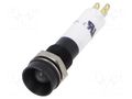 Indicator: LED; recessed; red/green/yellow; 24VDC; Ø9mm; IP67 CML INNOVATIVE TECHNOLOGIES 19TR1I24