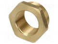 Mount.elem: thread adapter; brass; Int.thread: G 3/4" PNEUMAT MS251K134