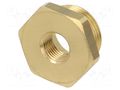 Mount.elem: thread adapter; brass; Int.thread: G 1/4" PNEUMAT MS251K3414